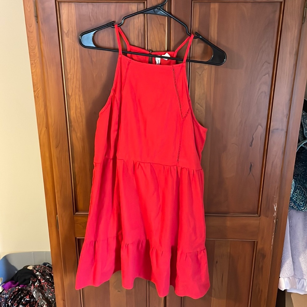 Red tank dress, Size Large